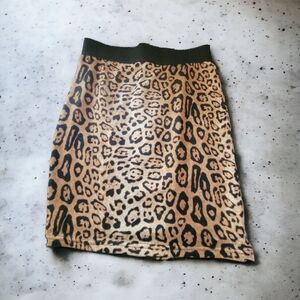 Leopard Print Women's Skirt